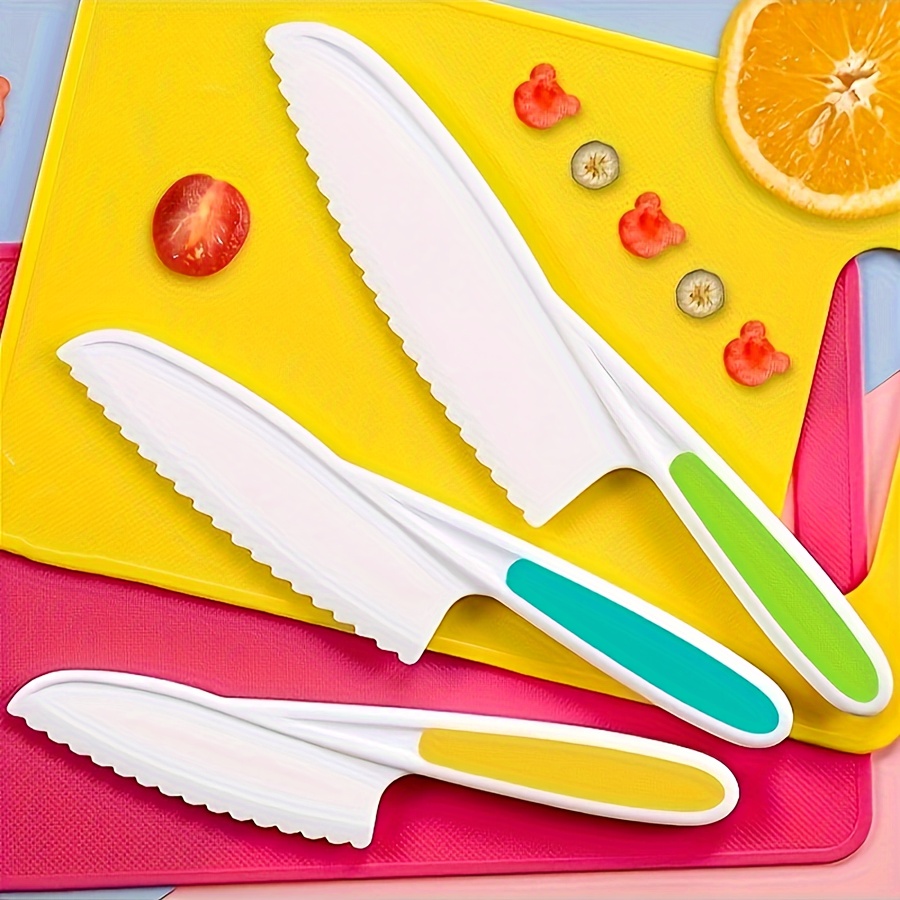 Kitchen Gadgets Essential - 3pcs, 플라스틱 케이크 칼, 가정용 플라스틱