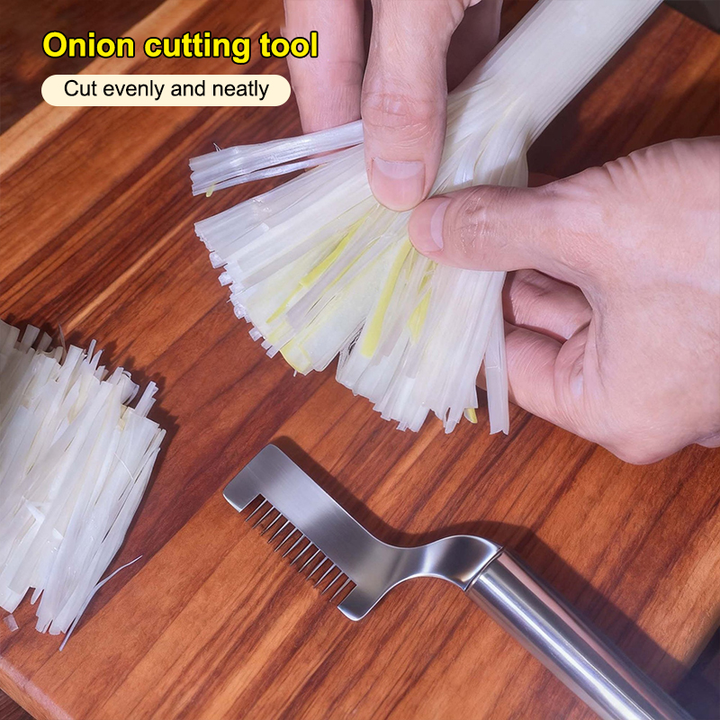 Kitchen Gadgets Essential - 혁신적인 스테인리스 스틸 파 커터, 파