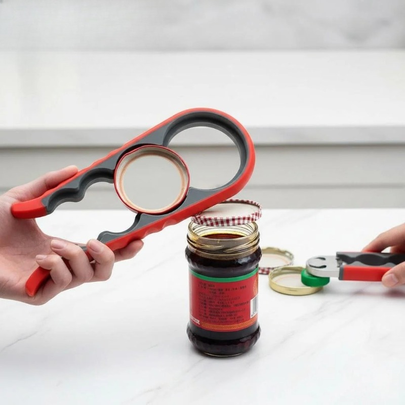 Kitchen Gadgets Essential - 다기능 4-in-1 주방 도구 병따개 뚜껑