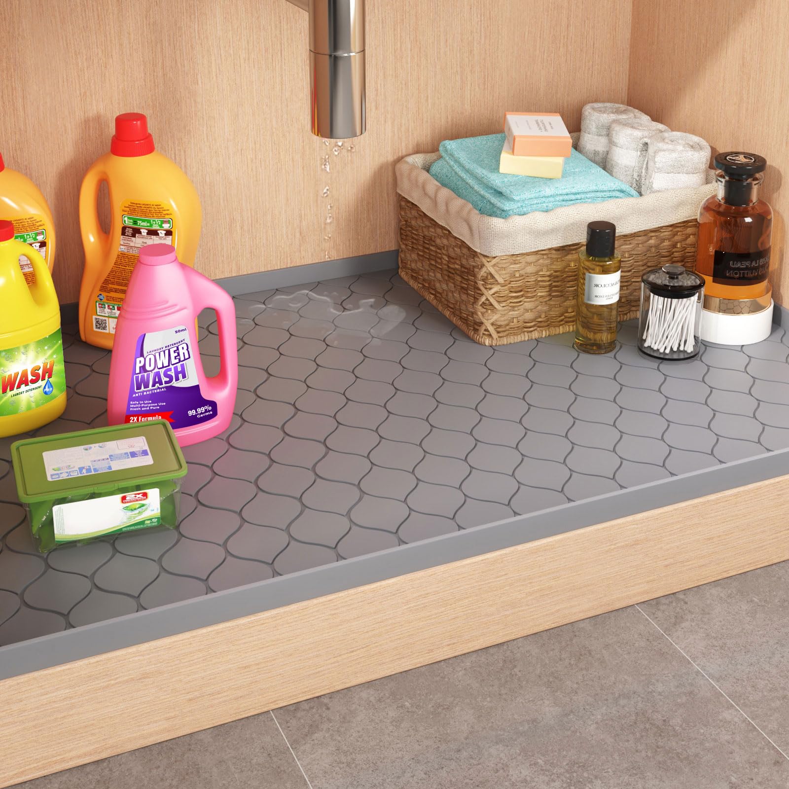 실리콘 싱크대 매트 주방 필수품, 선반 라이너 캐비닛  - Kitchen Gadgets Essential 리뷰 및 가격