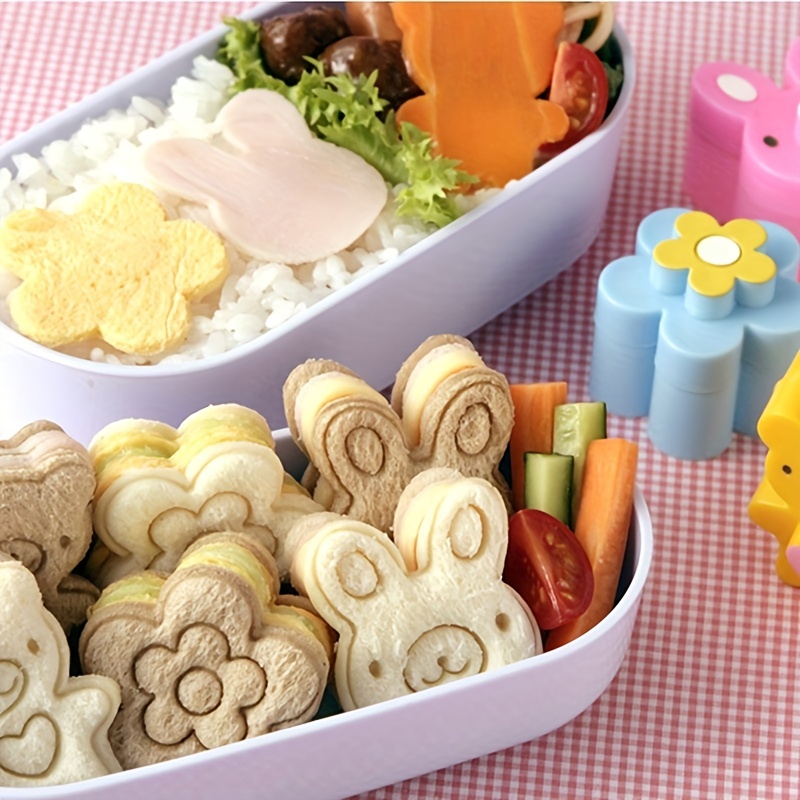 샌드위치 커터 쿠키 빵 몰드 토끼 팬더 꽃 도시락 상자 - Kitchen Gadgets And Equipment 리뷰 및 가격
