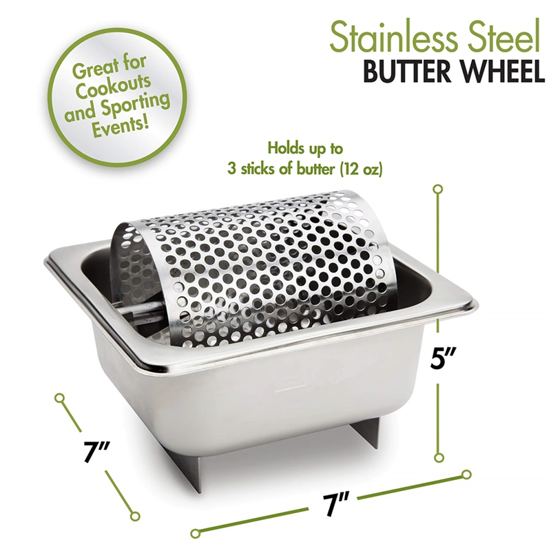 스테인리스 스틸 버터 휠 - 고르게 펴는 녹은 버터 디 - Kitchen Gadgets Essential 리뷰 및 가격