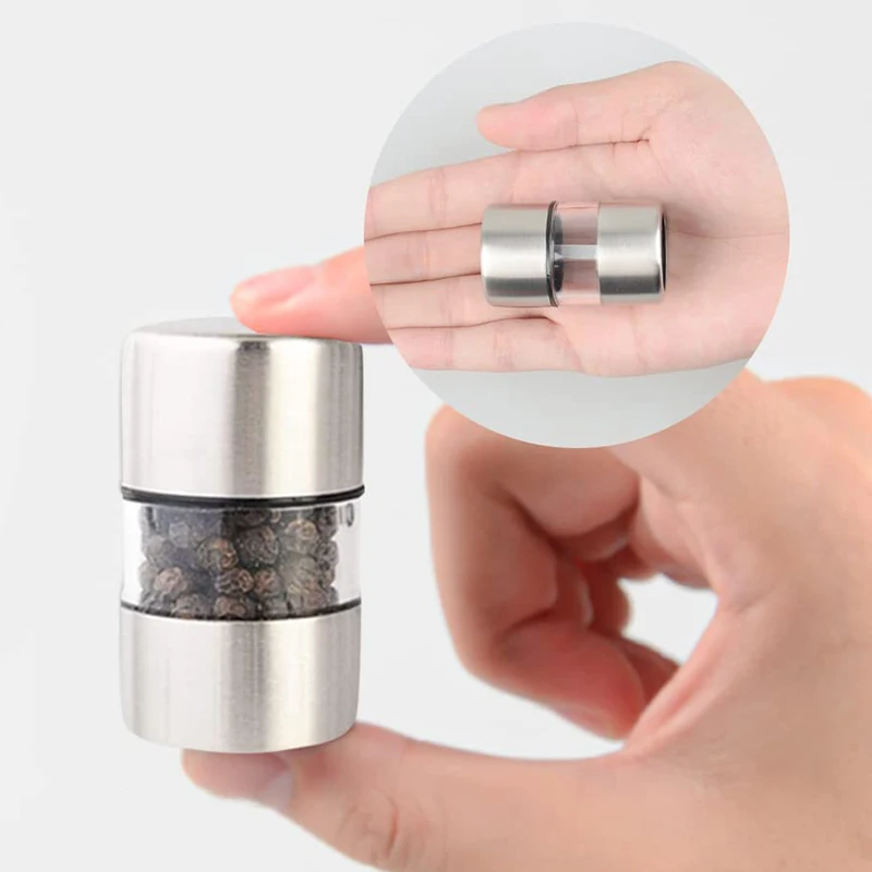 1/2개 스테인리스 스틸 후추 분쇄기 수동 밀 주방 필 - Kitchen Gadgets Essential 리뷰 및 가격