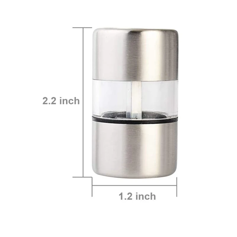 1/2개 스테인리스 스틸 후추 분쇄기 수동 밀 주방 필 - Kitchen Gadgets Essential 리뷰 및 가격