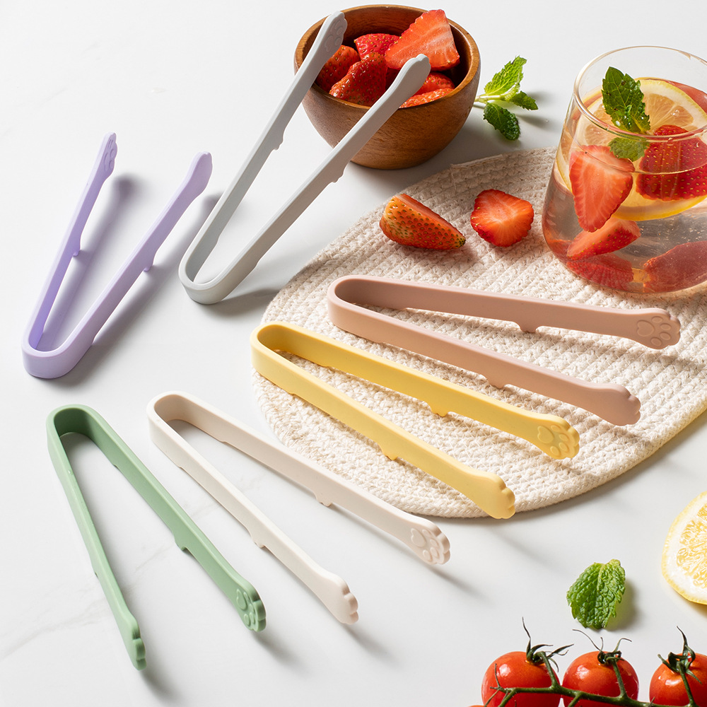 귀여운 고양이 발바닥 모양 실리콘 음식 집게 다채로운  - Kitchen Gadgets And Equipment 리뷰 및 가격