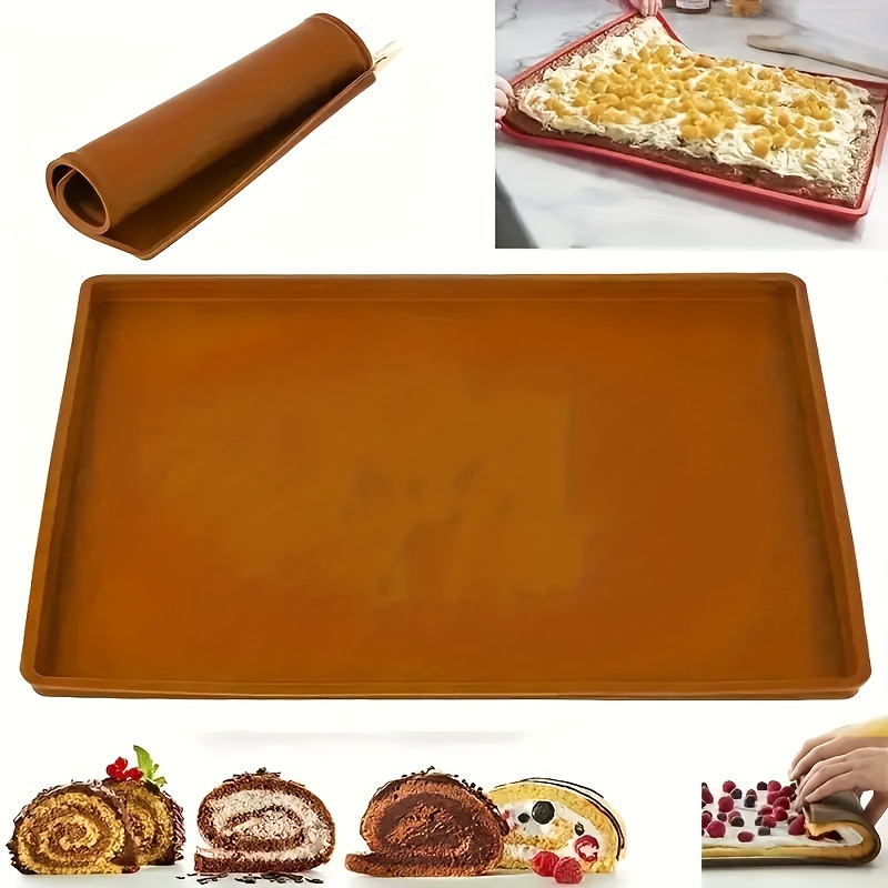 1개, 스위스 롤 케이크 매트 12.2''x10.23' - Kitchen Gadgets Essential 리뷰 및 가격