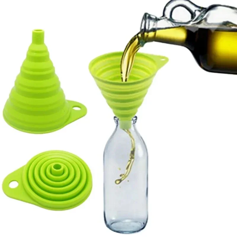 1/4개 실리콘 접이식 깔때기, 접을 수 있는 주방용  - Kitchen Gadgets And Equipment 리뷰 및 가격
