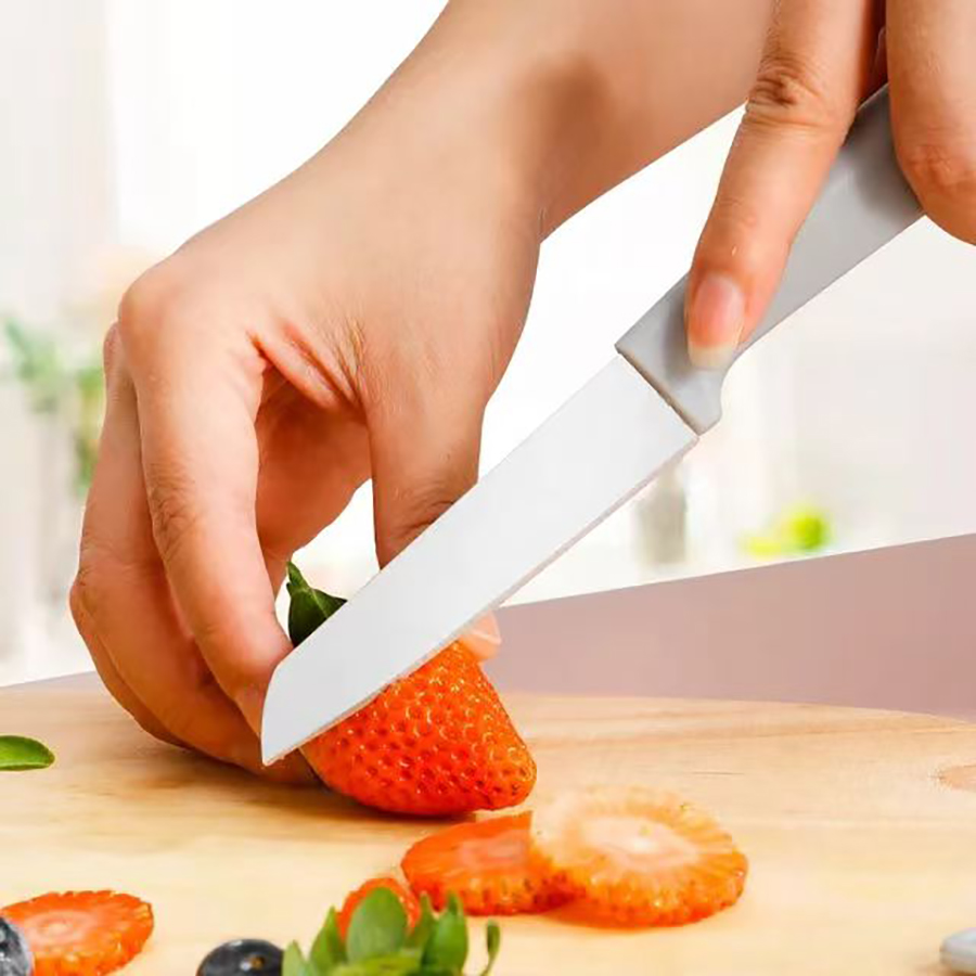 1PC 캔디 컬러 휴대용 과일 칼 PP 스테인레스 스틸 - Kitchen Gadgets And Equipment 리뷰 및 가격
