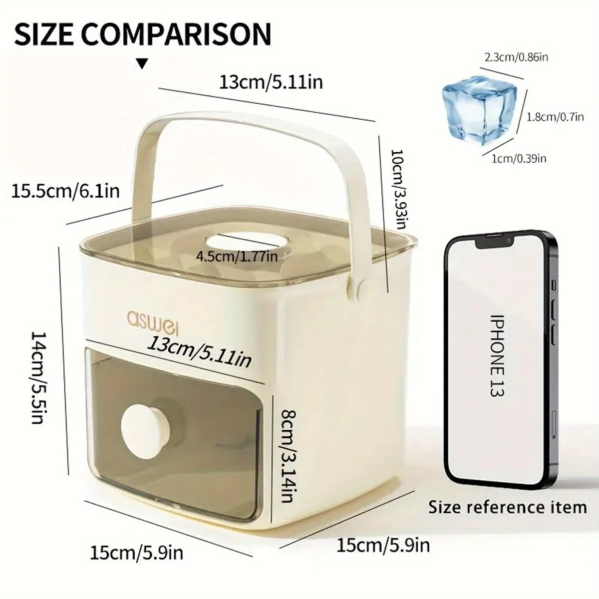쉬운 누름 뚜껑이 있는 48큐브 제빙기 - 더블 레이어 - Kitchen Gadgets Essential 리뷰 및 가격